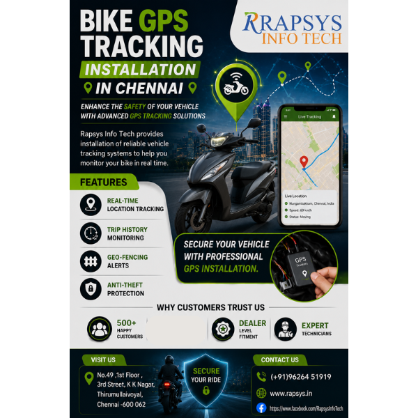 Suzuki Access 125 & Gixxer GPS Security | Rapsys EV02 Tracker
