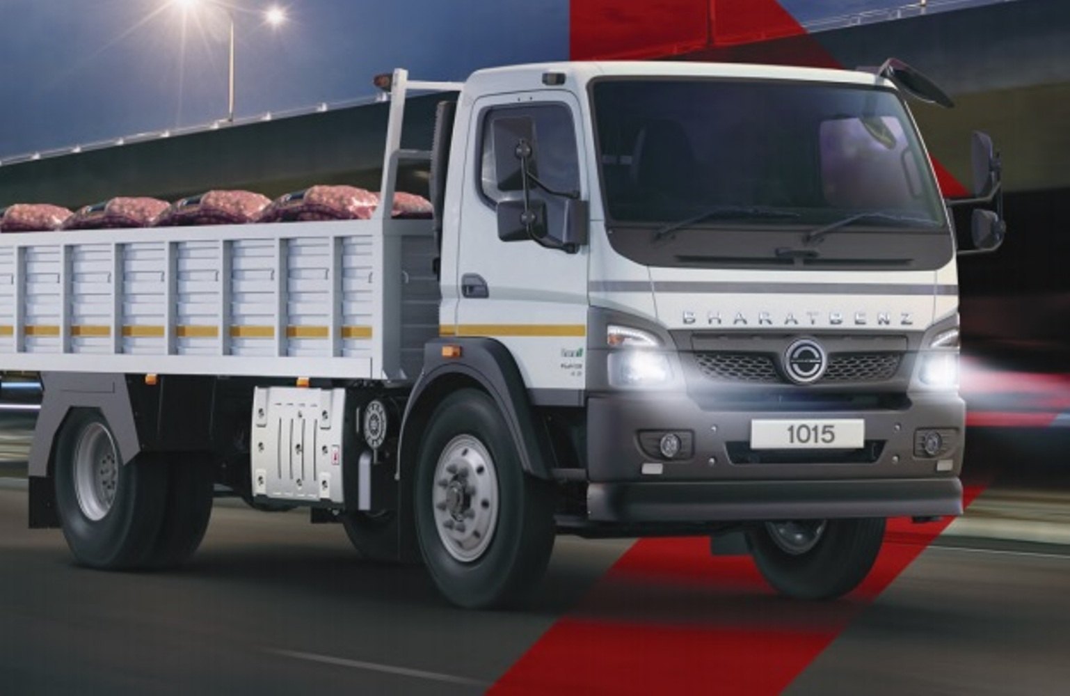 BharatBenz 1015R GPS Tracking: Intermediate Cargo Truck Telematics & Remote Starter Immobilizer