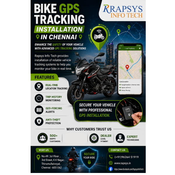  Yezdi Scrambler Anti-Theft GPS Tracker | Rapsys EV02 Security